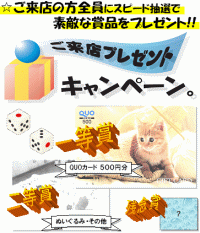 �����X�v���[���g�L�����y�[��